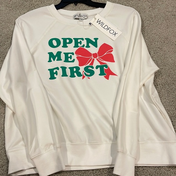 Wildfox Open Me First Sweatshirt - Picture 1 of 1